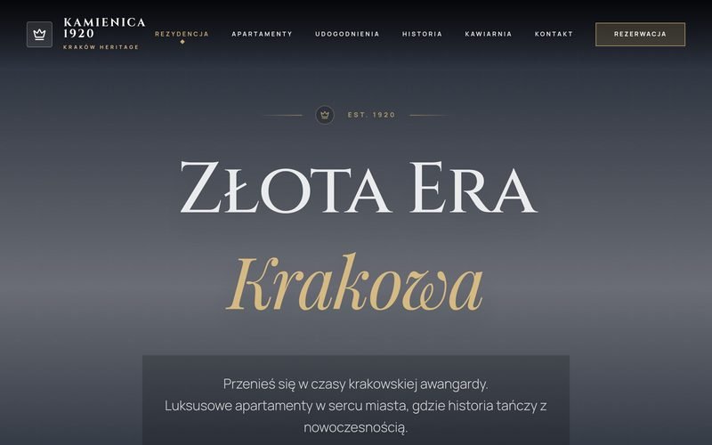 Kamienica 1920 – podgląd strony